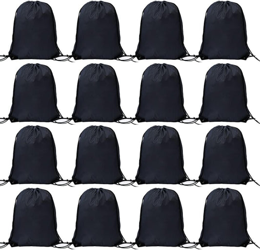 Bulk Drawstring Bags, Polyester Draw String Bags, Gym Sports Cinch Bag Drawstring Backpack for Women Men