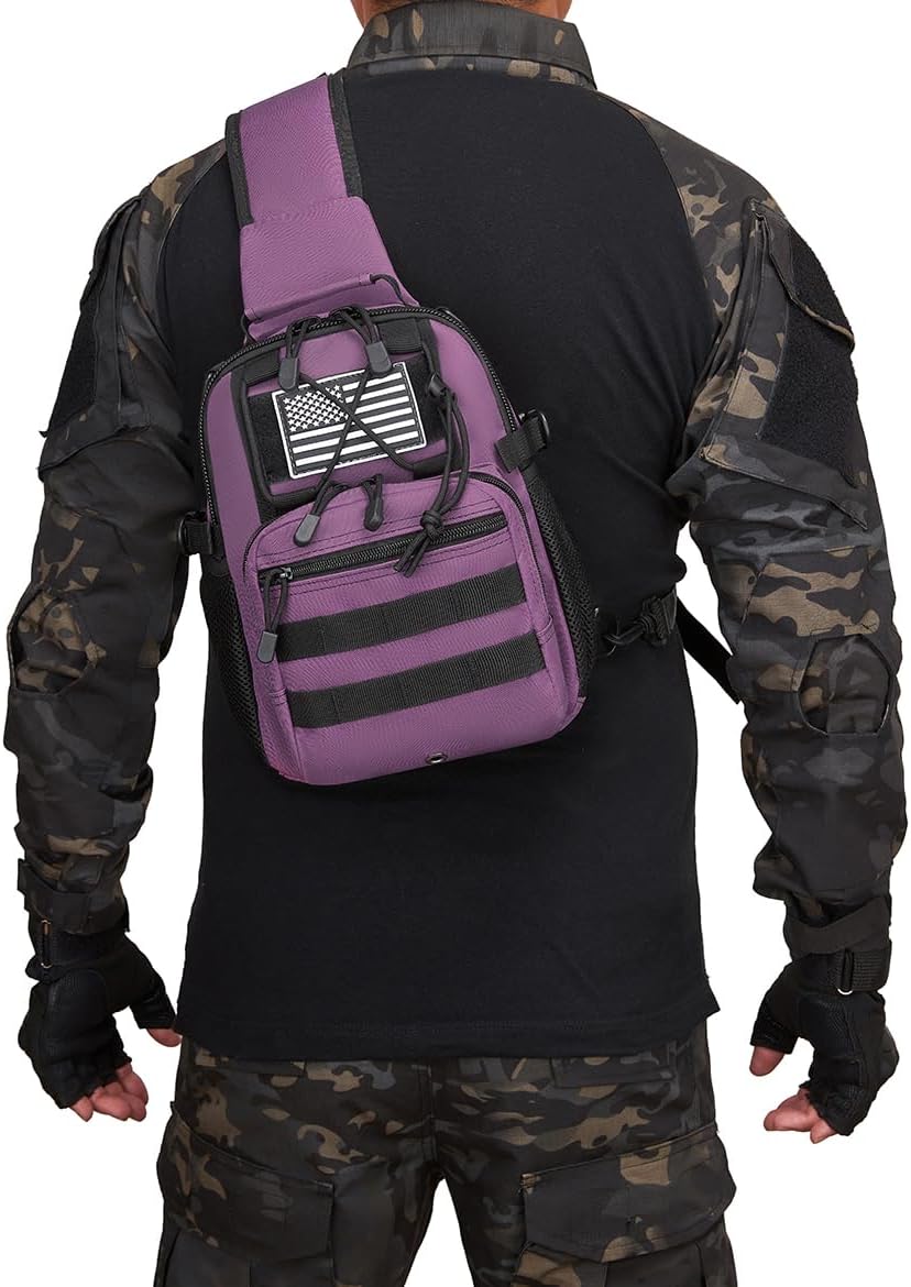ATBP Small Tactical Holster Sling Backpack Accessories Shoulder Pouch Water Bottle & Radio Holder