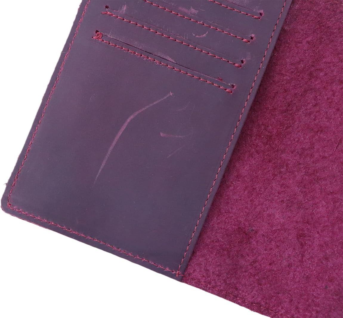 RFID Blocking Passport Holder Travel Wallet Genuine Leather Passport Case Cover Travel Document