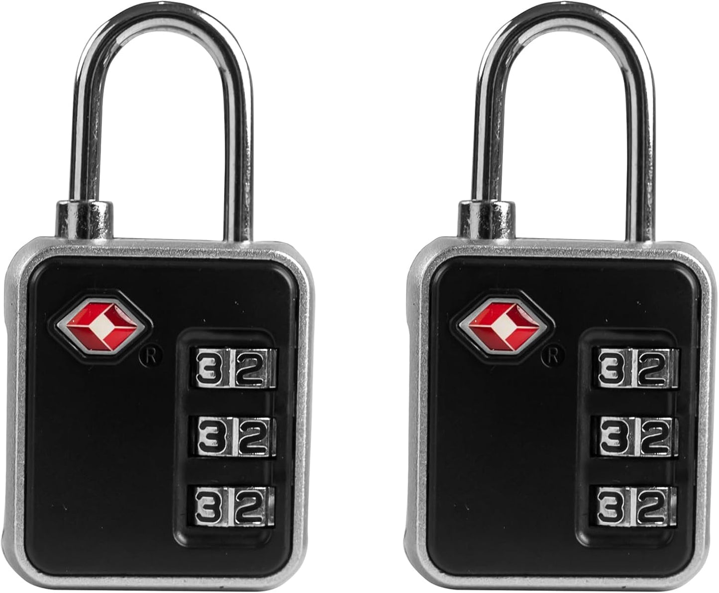 TSA Locks for Luggage, Combination Lock for Locker, Small Padlock Combination, Combo Luggage Padlocks TSA Approved, for Gym Locker, Travel Suitcase, Gun Case, Backpack Zipper, Ammo Can