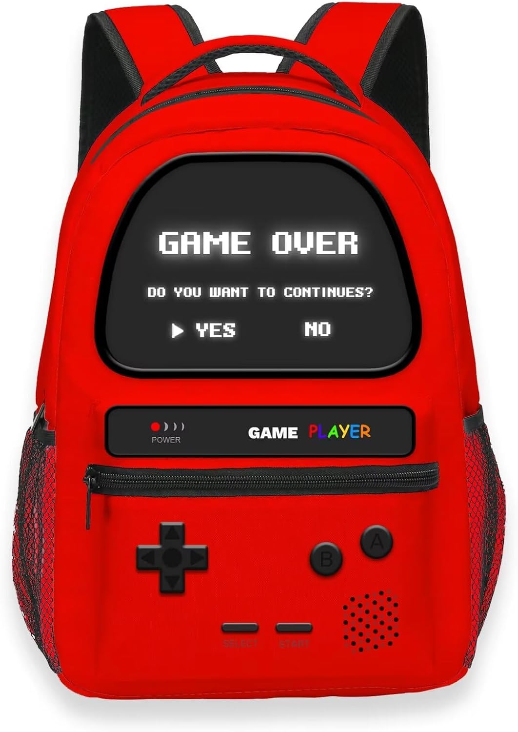 School Backpack for Boys Gamer Boys Backpack for Kids Children Teens Elementary Middle School Students Bookbag Ages 6-18 Video Game Bookbag Travel Back Pack