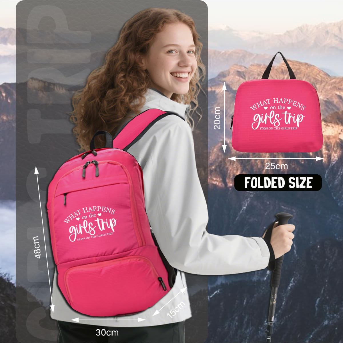 Hiking Daypacks Bicycle travel backpack Birthday Christmas Gift for woman