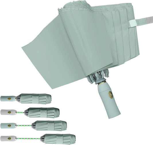 Windproof Inverted Umbrella for Travel, Comapct &Light, Easy Folding&Anti-rebound Rods, Automatic Reverse Umbrellas for Rain, Commute, Daily Use