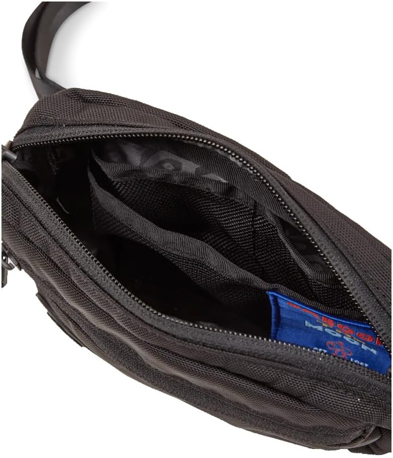 Baboon to the Moon Fanny Pack - Trendy, Compact, Water-Repellent Waist Bag in Multiple Colors and Sizes for Men and Women (Black, Mini (1.5L))