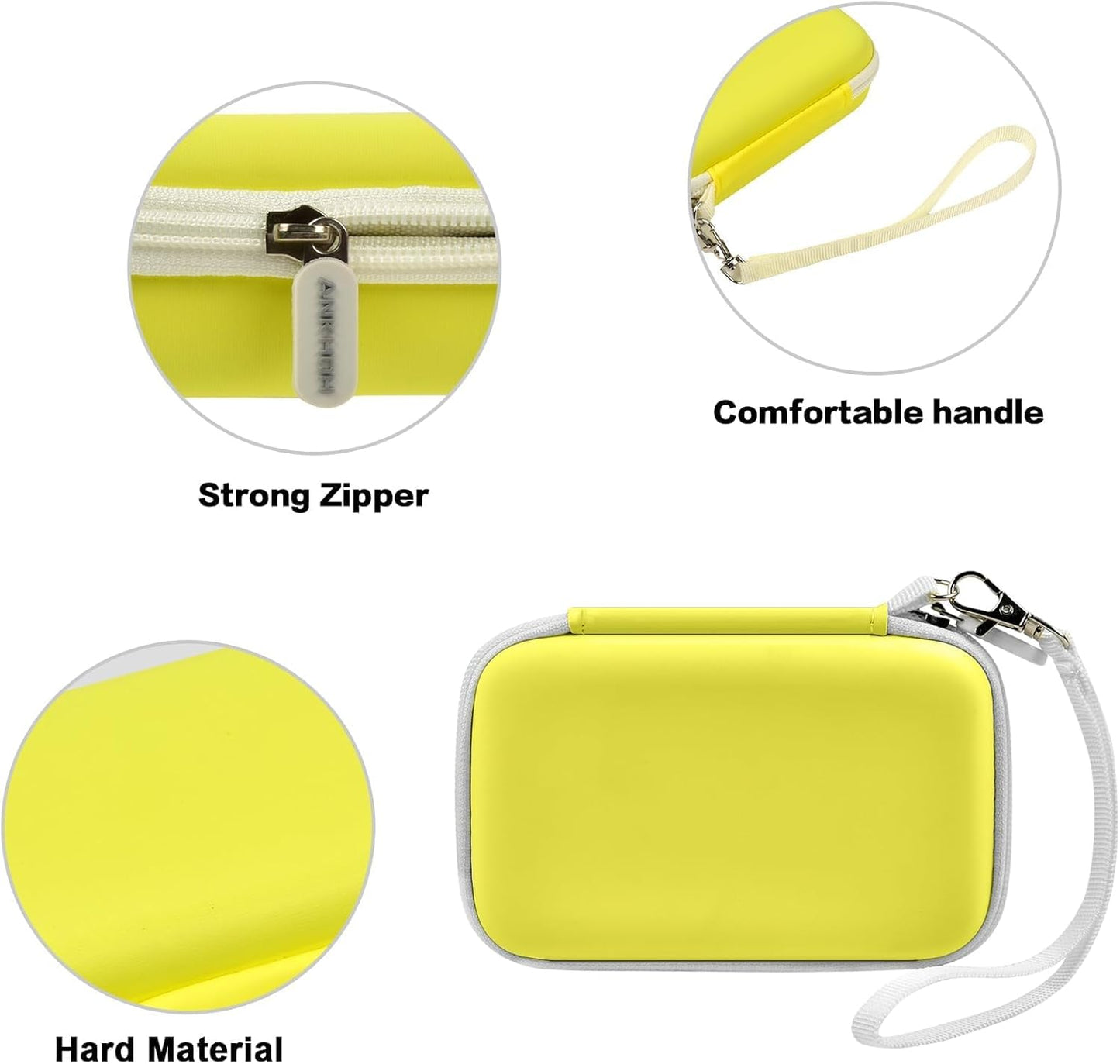 Case for Anker MagGo 3-in-1/MagGo UFO Charging Station,for Augnner for Iseyyox for Apple MagSafe Duo/for LISEN/for RTOPSMagSafe Wireless Charger Foldable Magnetic Charging Stand Storage Box-Yellow