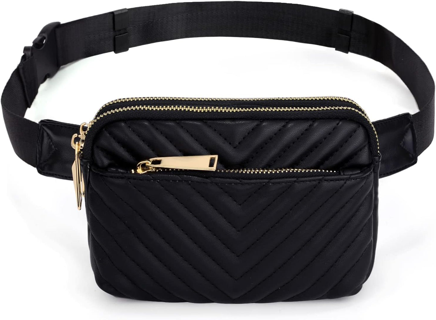 UTO Fanny Pack for Women Crossbody Trendy Fashion Belt Purse Chest Waist Hip Bumbag for Outdoor Shopping Travel Hiking