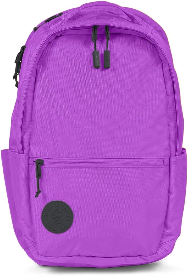 Baboon to the Moon City Backpack - in Multiple Colors, Versatile, Water-Repellent, 16" Laptop-Friendly Backpack (Electric Purple)