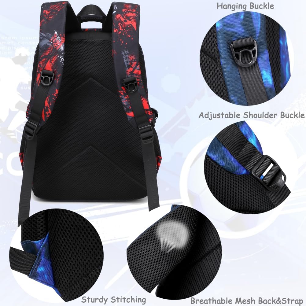 Backpack for Boys Elementary Middle School Bags for Boy Kids Bookbags Teenager Casual Daypack Water