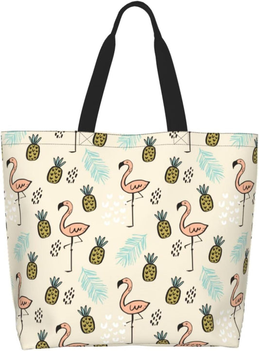 Tote Bag Beach Bag for Women Reusable Grocery Large Shopping Shoulder Bag Travel Handbag