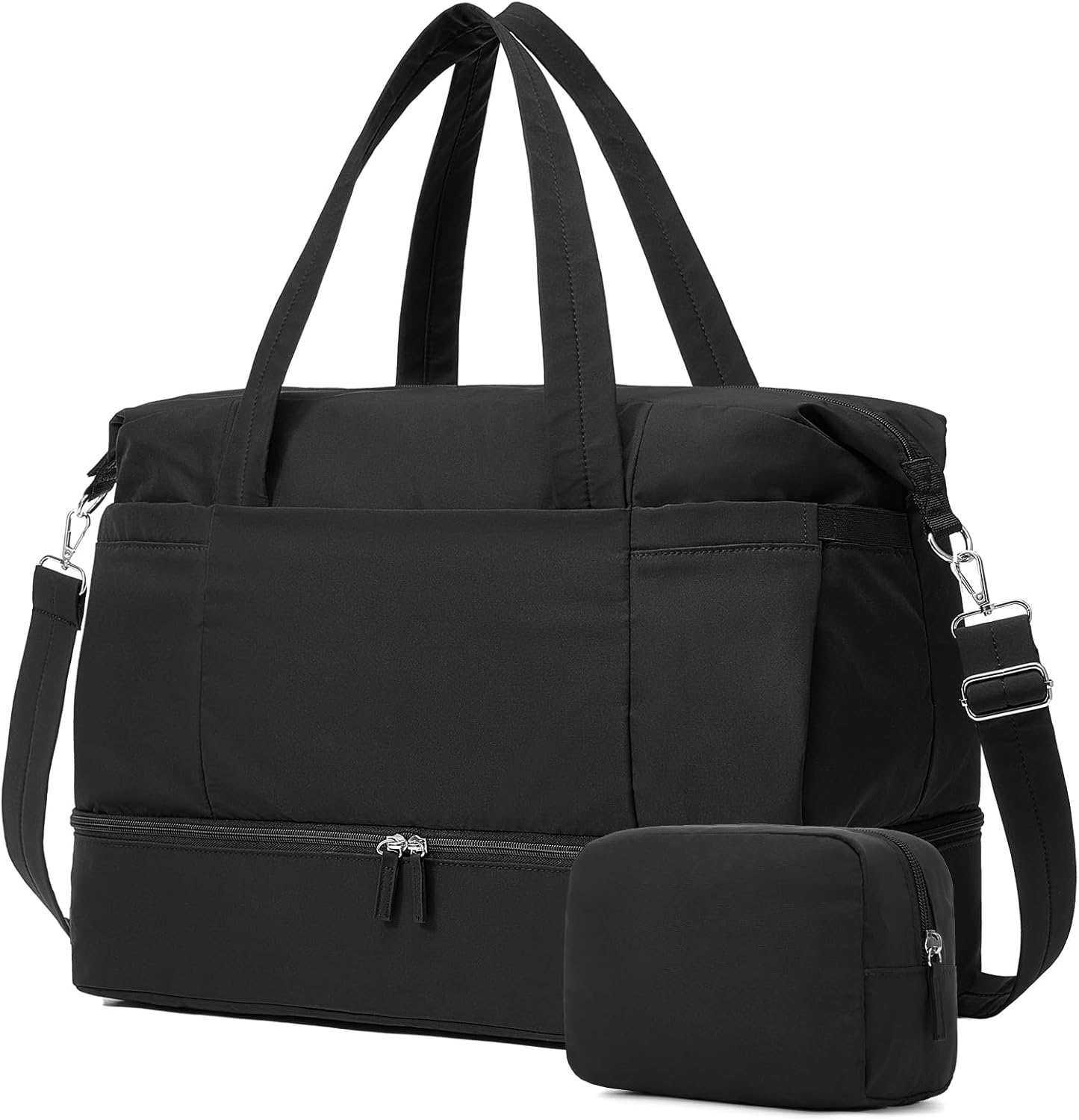 Vorspack Duffle Bag for Travel - 40L Gym Bag for Women Men Personal Item Travel Bag with Shoe