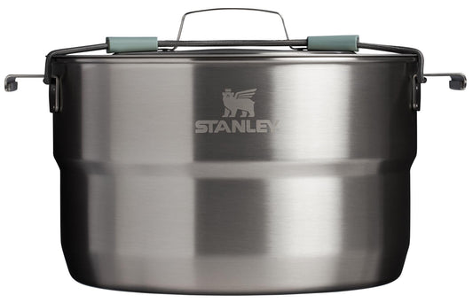 Stanley Wildfare Core 26-Piece Complete Camp Kitchen Cook Set | 4 qt Pot with Lid, 8in Fry Pan | 4