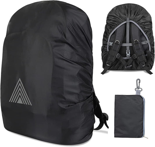 Waterproof Backpack Rain Cover(15-75L),Portable Anti Slip Rain Cover for Backpack,Cross Buckle Straps,Outdoor Anti-tear Backpack Raincover for Camping Hiking Biking Hunting Traveling