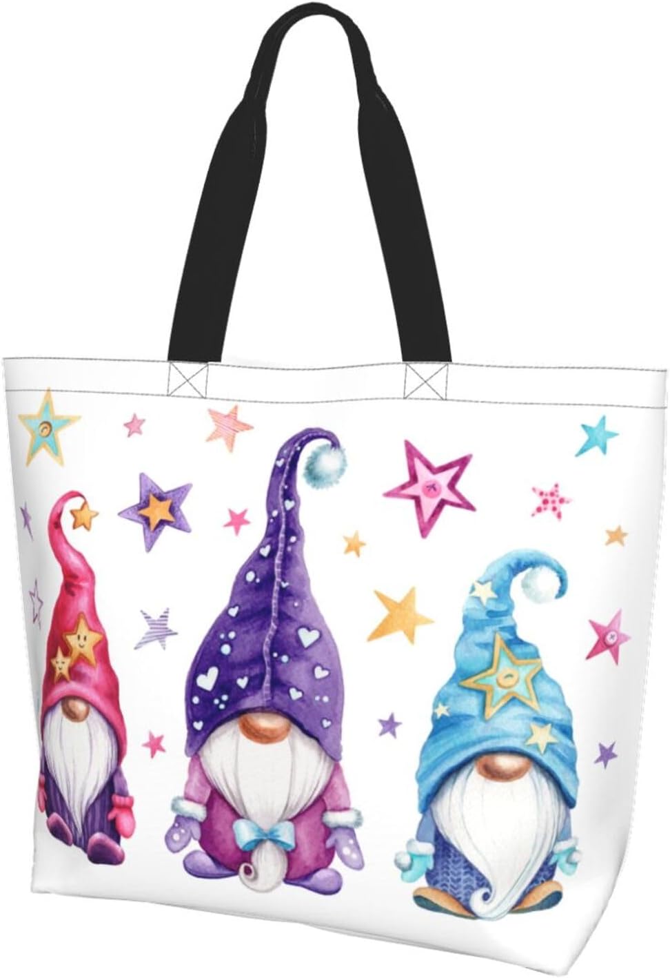 Large Tote Bag for Women Portable Beach Bag Reusable Grocery Bags Funny Gift Bag for Shopping Gym Travel