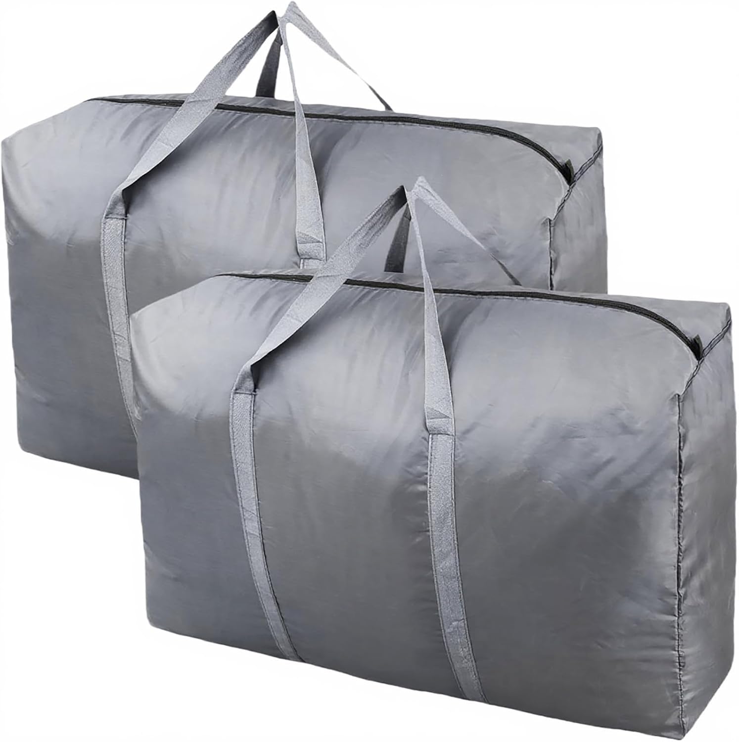 100L Extra Large Storage Bags, Big Moving Bags with Strong Zippers & Carrying Handles, Packing Bags
