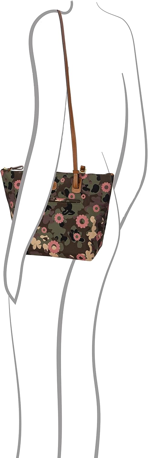 Bric's Sportina X-Bag - Large Tote Bag - 3-Way Shopper Shoulder Bag - Designer Handbag for Travel and Work, Camouflage