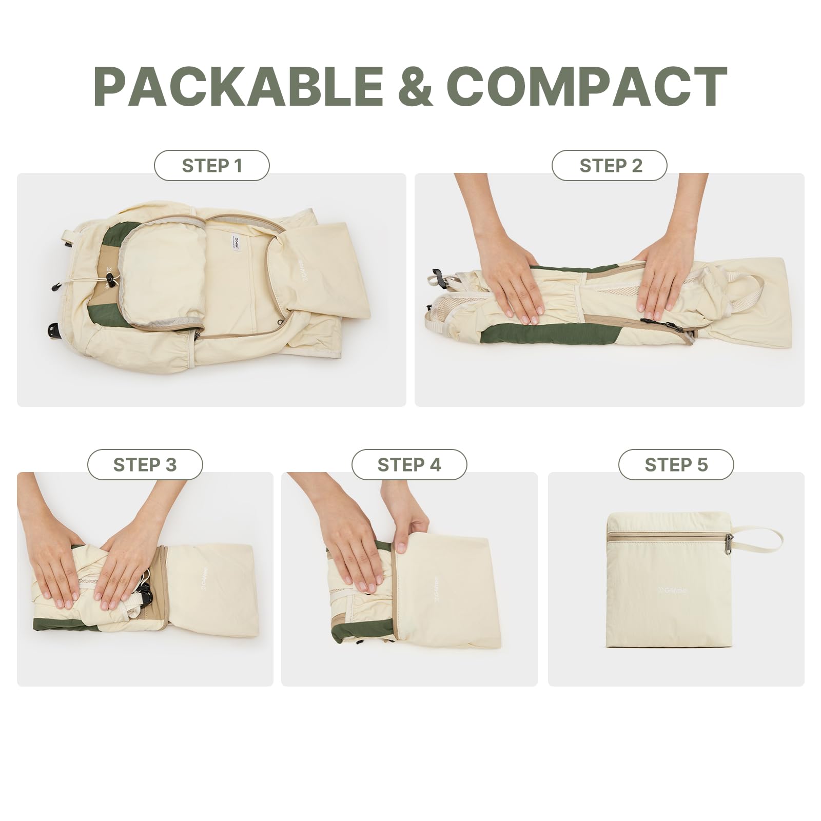 G4Free 20L Lightweight Packable Hiking Backpack for Women Men
