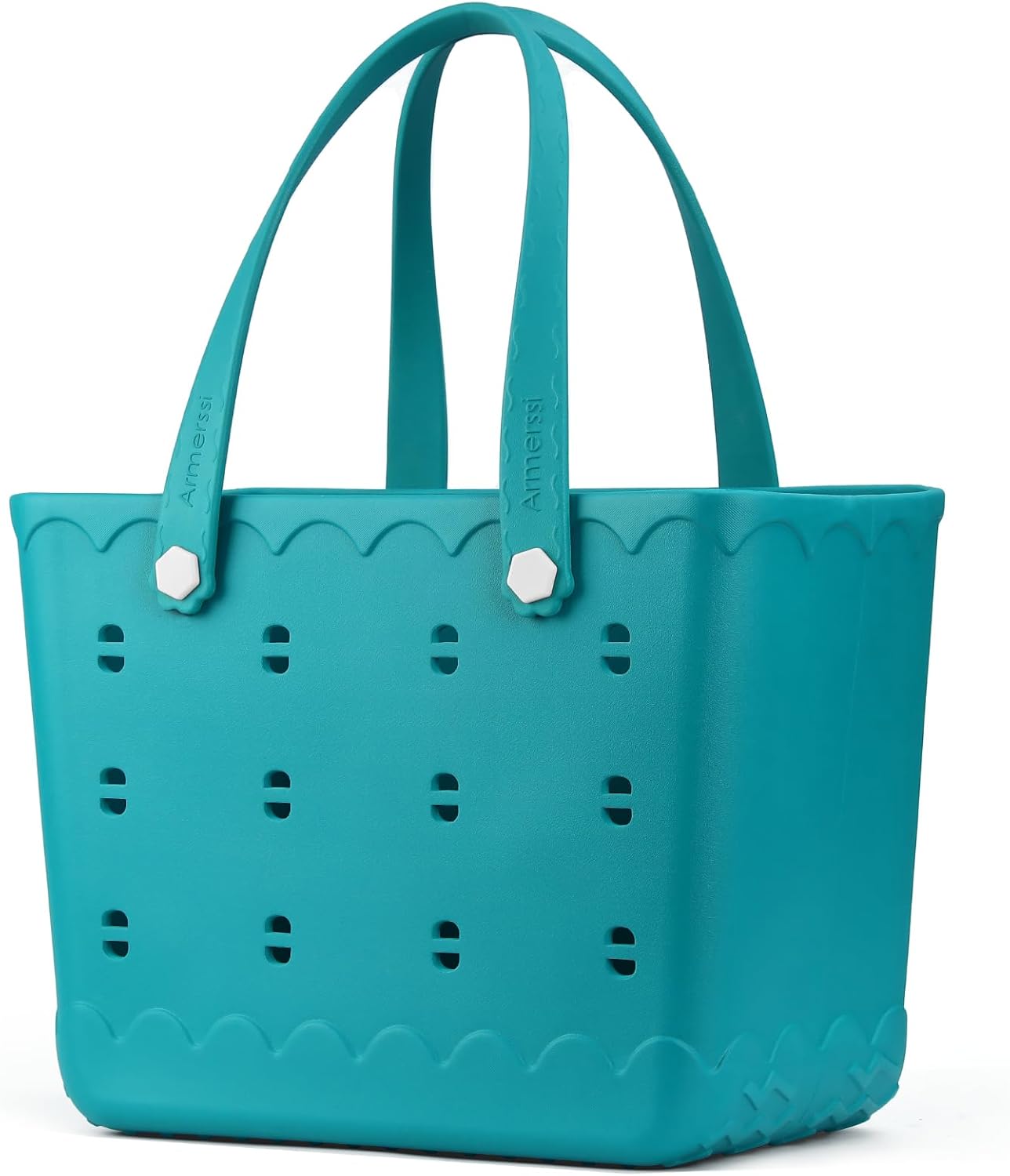 Rubber Beach Bag Waterproof Durable Tote Bag for Beach Sports Pool Modern Rubber Tote