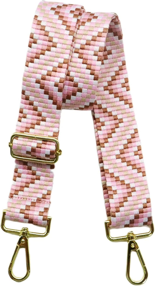 Adjustable Purse Strap - 1.5" Wide Handbags, Camera, Guitar, Phone & Crossbody Bag Replacement Shoulder Straps(Gold Hardware)