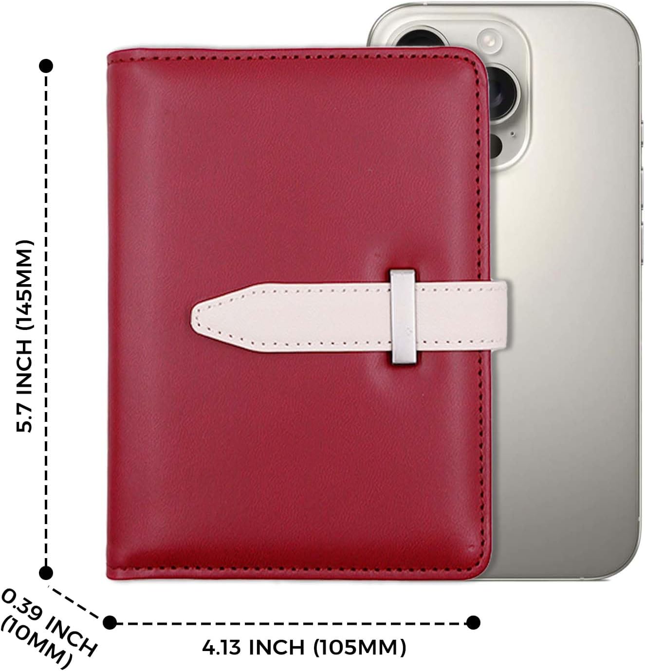 Passport Holder with Airtag for Women/Men,Airtag Passport Wallet for Travel,Cute Passport Holder