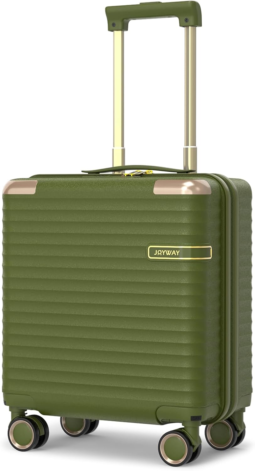 Joyway Carry on Luggage Airline Approved with TSA Lock, Hard Shell 18 Inch Travel Carry-on Suitcase with Spinner Wheels