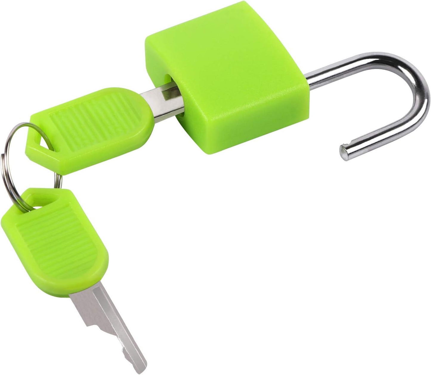 Mini Padlock with Keys, BENBO 5 Packs Multicolor Luggage Locks Small Suitcase Locks Metal Mini Padlocks Schoolbag Locker Backpack Padlock for School Gym, 1.2×0.9Inch