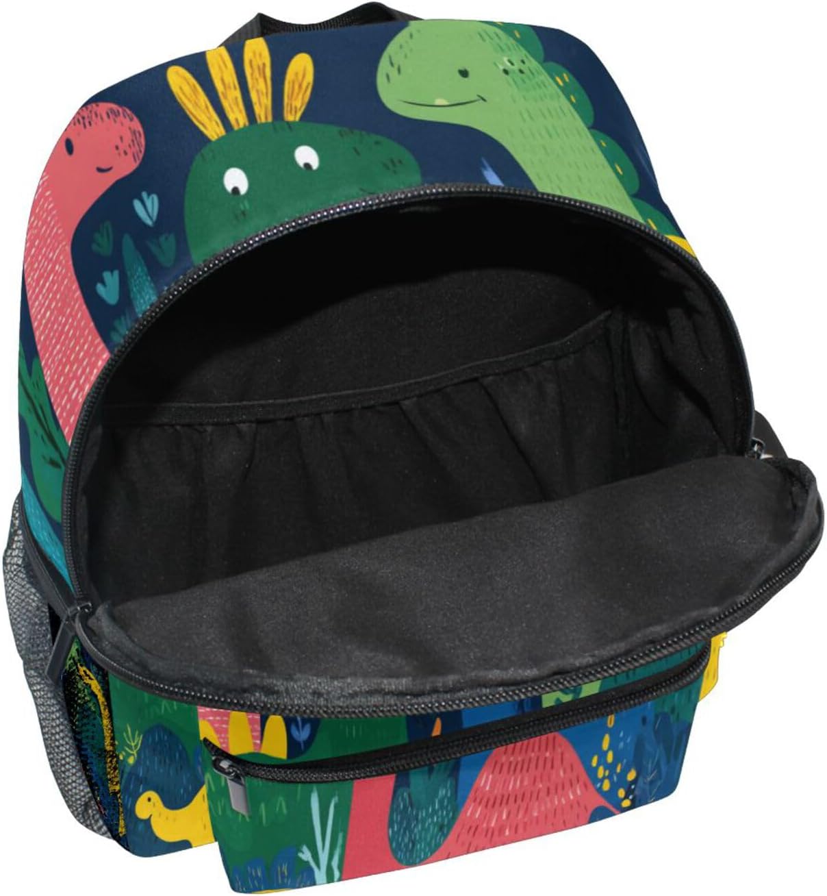 Custom Colorful Dinosaurs Preschool Backpack for Toddler Boy Girl,Personalized Backpack with Name