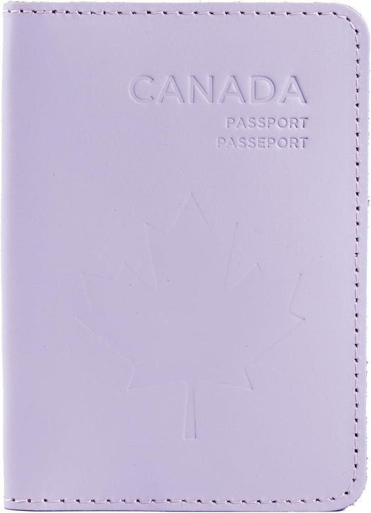INCARNE Passport Cover - Travel Passport Wallet - Leather Passport Holder for Men Women Family with Card Slots & Note Compartmen - Sleeve Protector - Genuine Leather - Classic Fuchsia