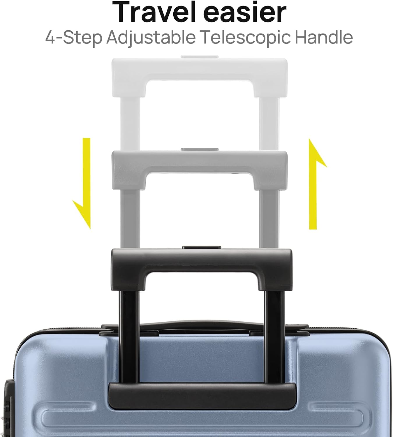 NINETYGO Large Checked Luggage 28 Inch, Checking In Luggage with Smooth Spinner Wheels, Expandable