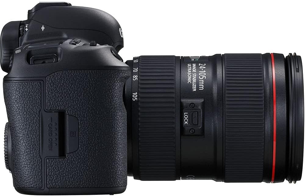 Canon EOS 5D Mark IV DSLR Camera with EF 24-105mm f/4L is II USM Lens | Full-Frame 30.4MP, 4K Video, Dual Pixel CMOS AF | Professional Photography Kit (1483C010) + LP-E6P + Shoulder Bag + 64GB Card