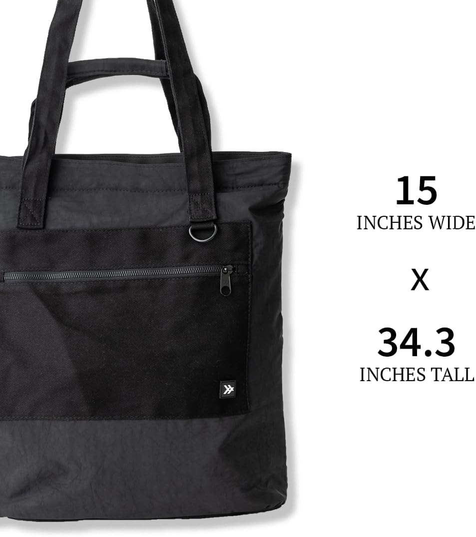 Thread Wallets Utility Tote – Large Travel Tote with Multi-Pocket Design, Laptop Compartment & Work