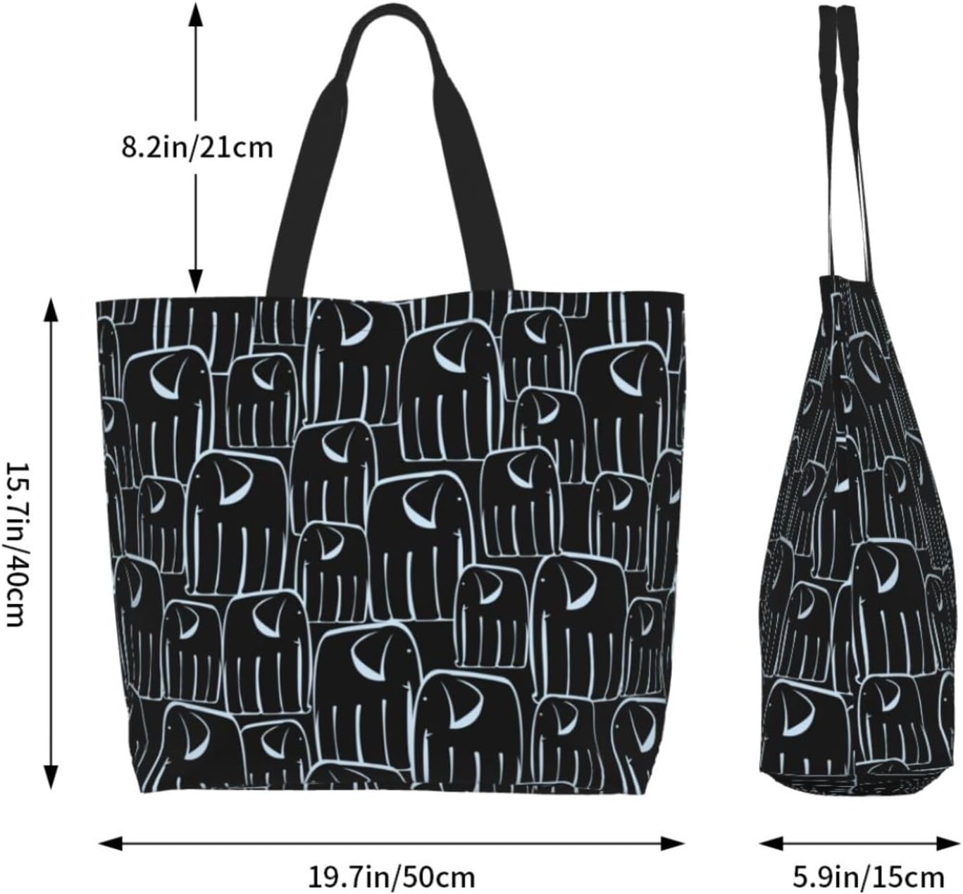 Tote Bag Beach Bag for Women Reusable Grocery Large Shopping Shoulder Bag Travel Handbag