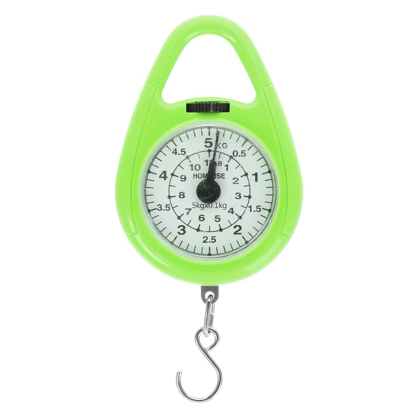 Gatuida Spring Scale Mini Hanging Scale for Luggage Weight Portable Mechanical Hook Weighing Tool for Travel and Shopping Use