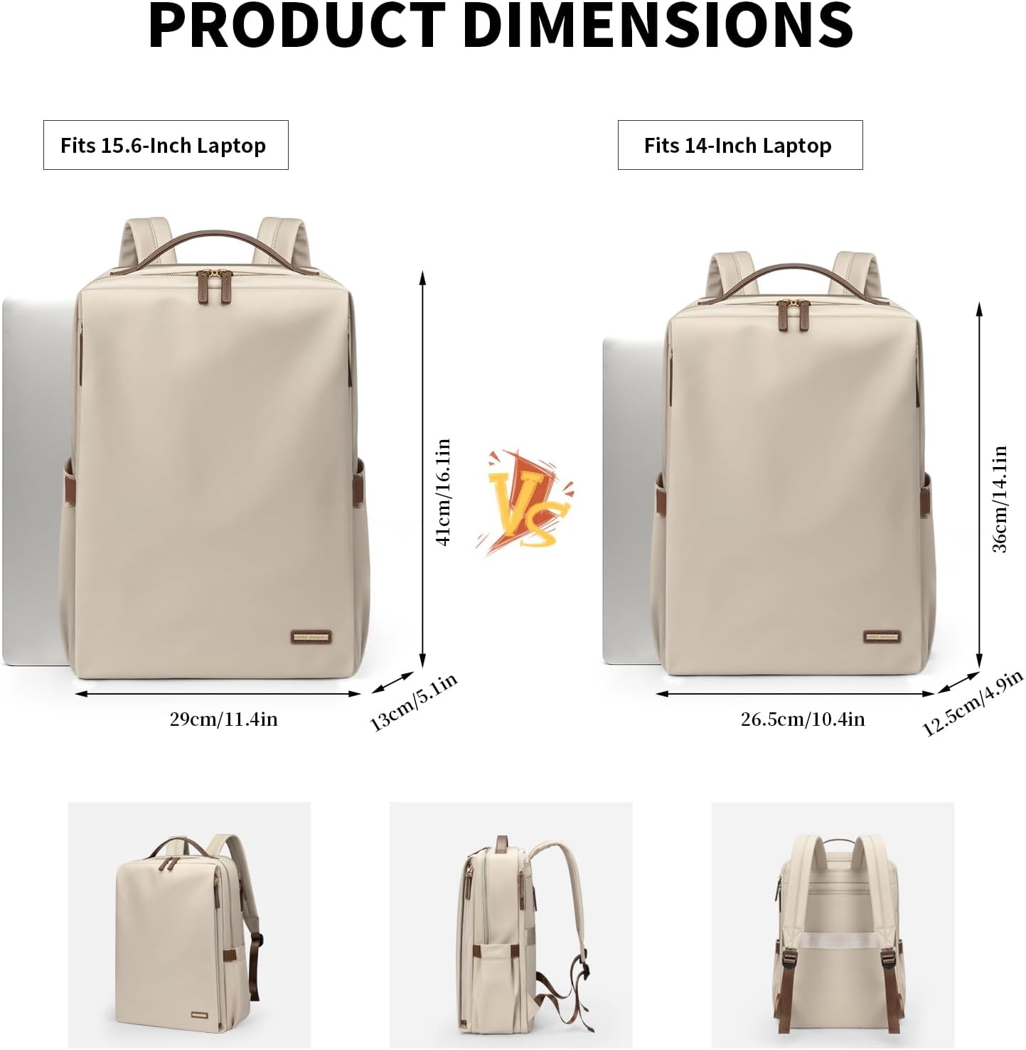 Stylish Laptop Backpack for Women Airline Approved Perfect for Work College and Travel