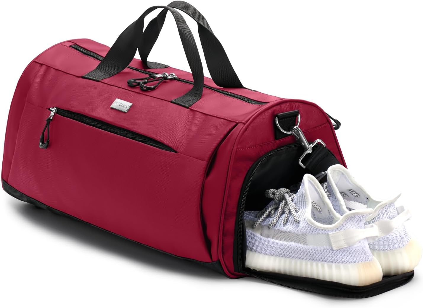 TOPDesign Gym Bag for Women & Men, Unisex Duffel Bag with Shoe Compartment & Wet Pocket for Travel