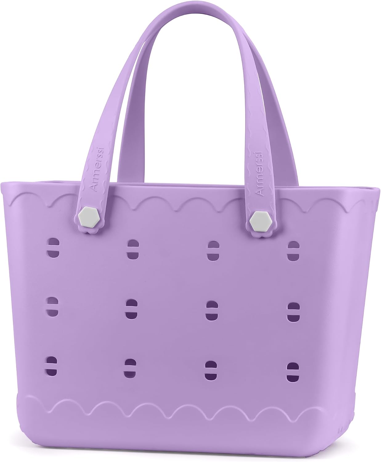 Rubber Beach Bag Waterproof Durable Tote Bag for Beach Sports Pool Modern Rubber Tote