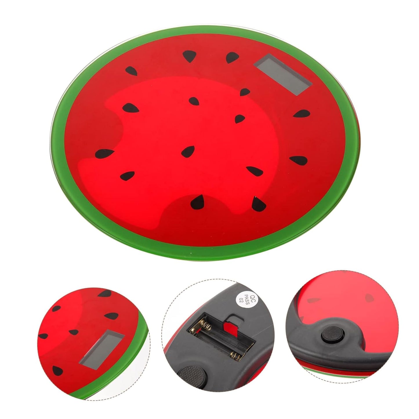 Mini Digital Weight Scale Watermelon Shape Travel Scale for Body Weight