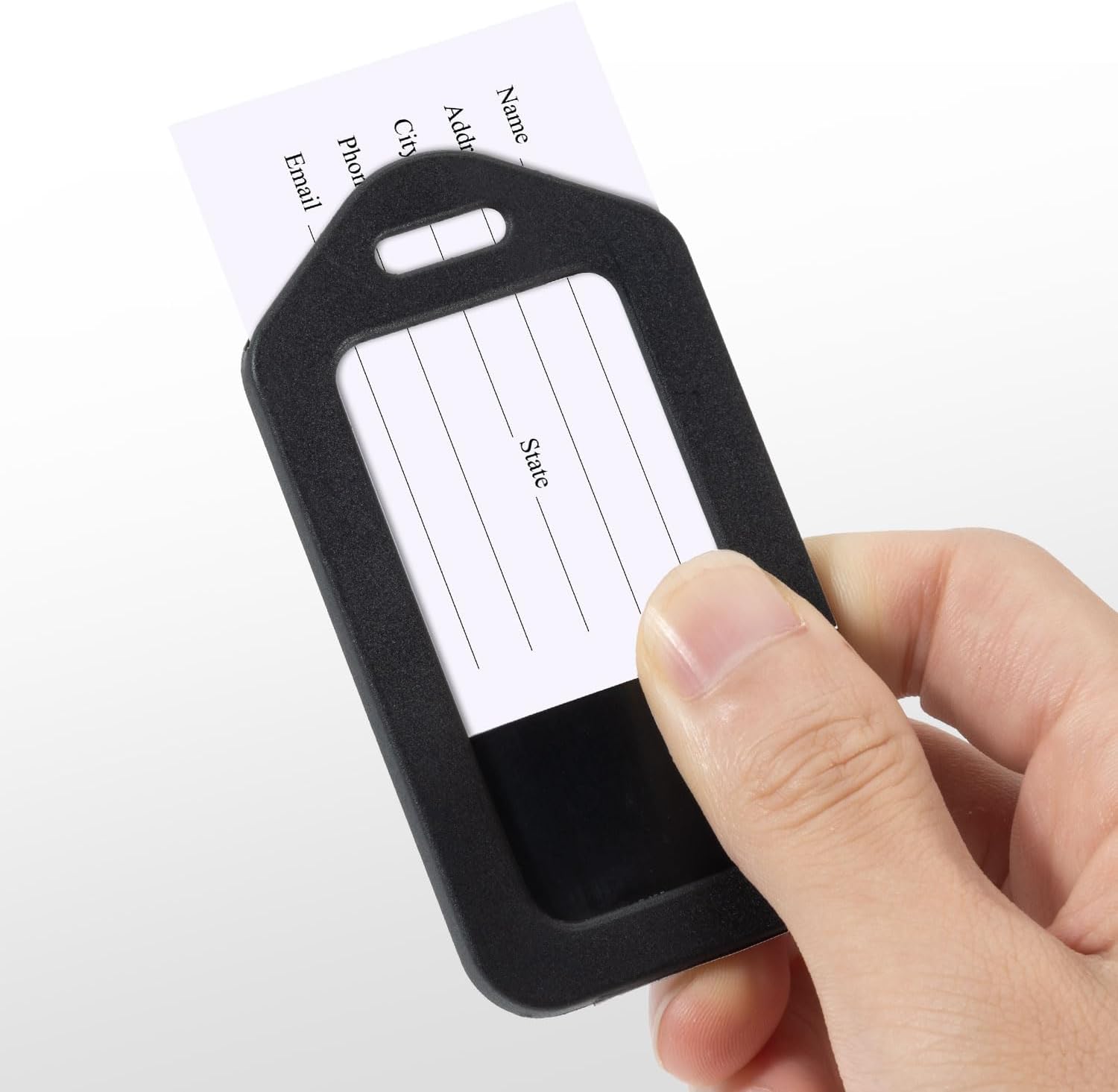 Sodsay 18 PK Luggage Tags for Suitcases (Assorted, Pack of 18 with 9 Vibrant Colors), Luggage Tag