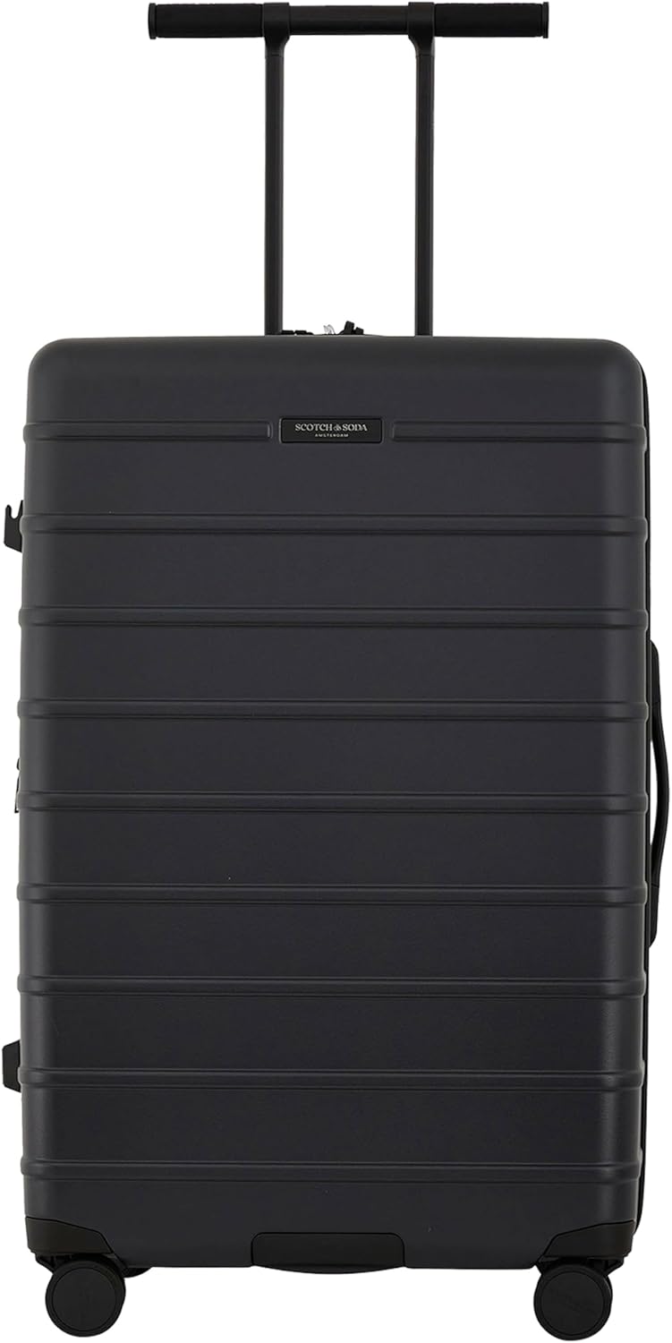 Scotch & Soda Tilburg Luggage, Black, 30-Inch Suitcase