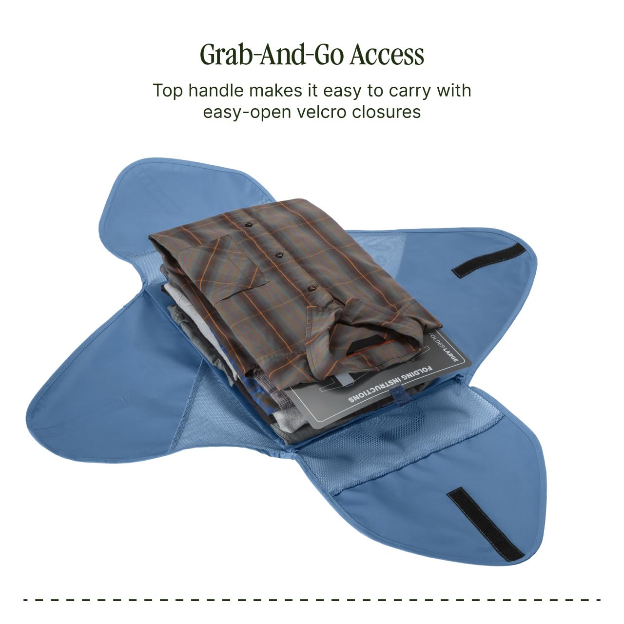 Eagle Creek Pack-It Reveal Garment Folder, Large, Blue Dawn