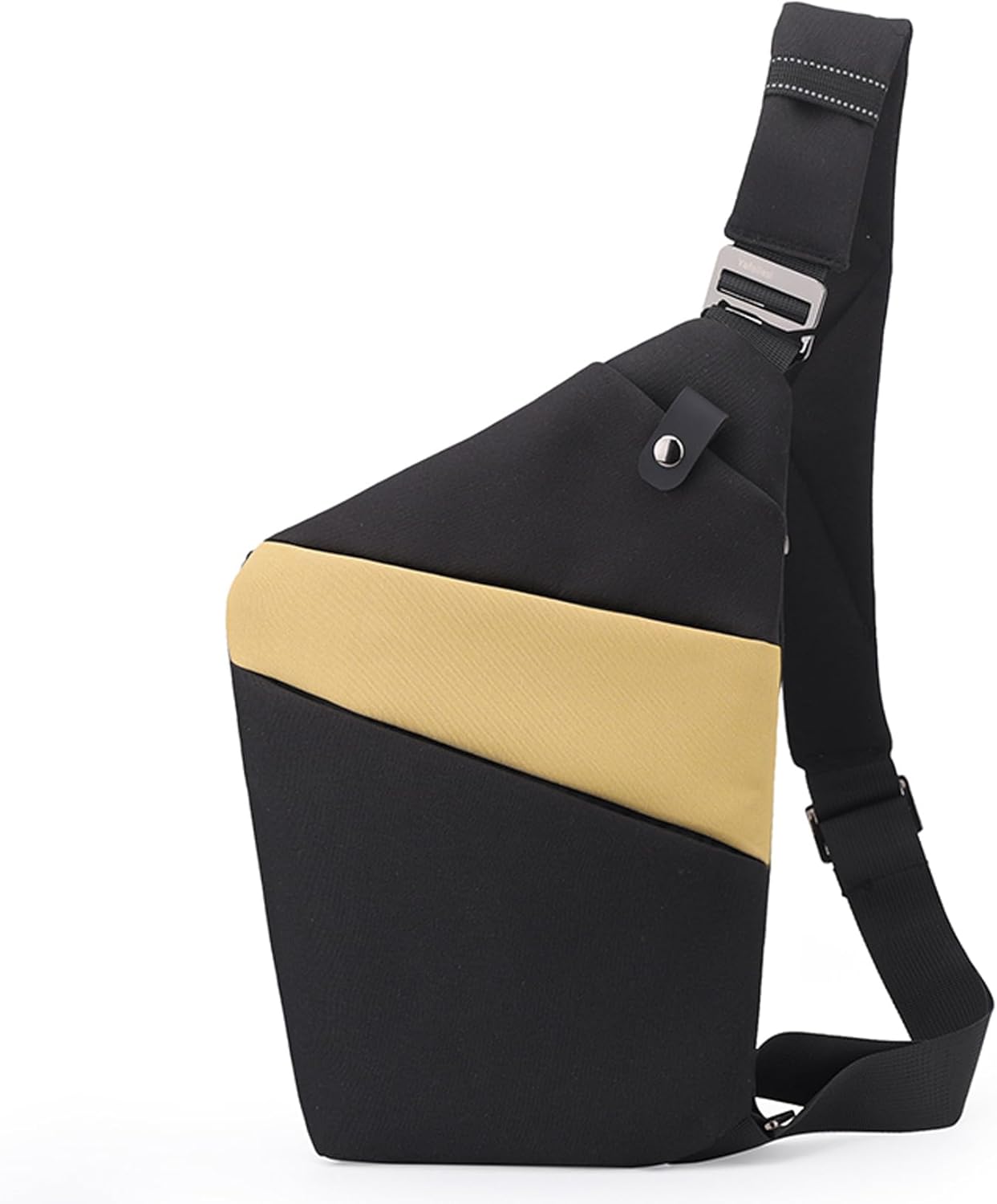 Anti Theft Crossbody Bags for Women, 2025 New Anti-Theft Travel Bag, Shoulder Bag Anti-theft Design for Travel, Sport (Black Khaki - Right Shoulder)