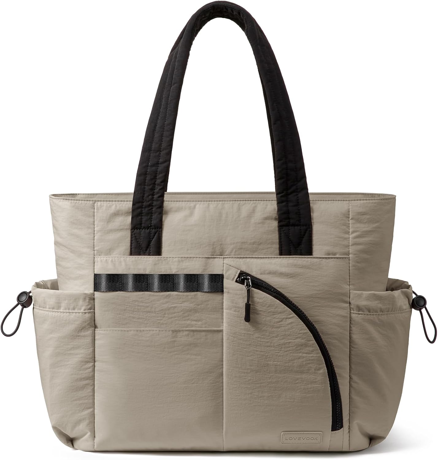 LOVEVOOK Tote Bag for Women, Puffer Bag and Work Bags with Laptop Compartment for Travel, Lightweight Shoulder Bag Handbag