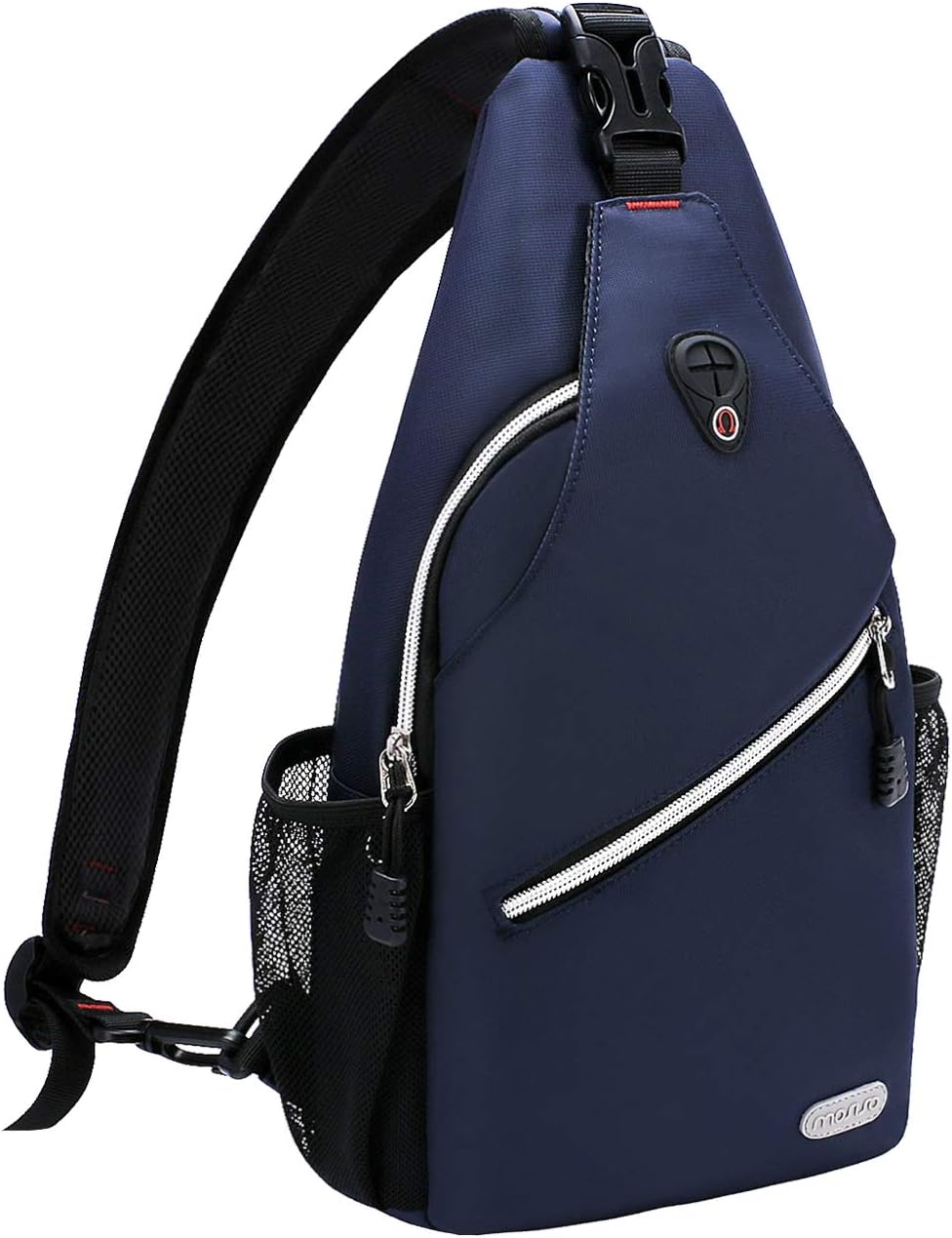 MOSISO Mini Sling Backpack,Small Hiking Daypack Travel Outdoor Casual Sports Bag, Navy Blue