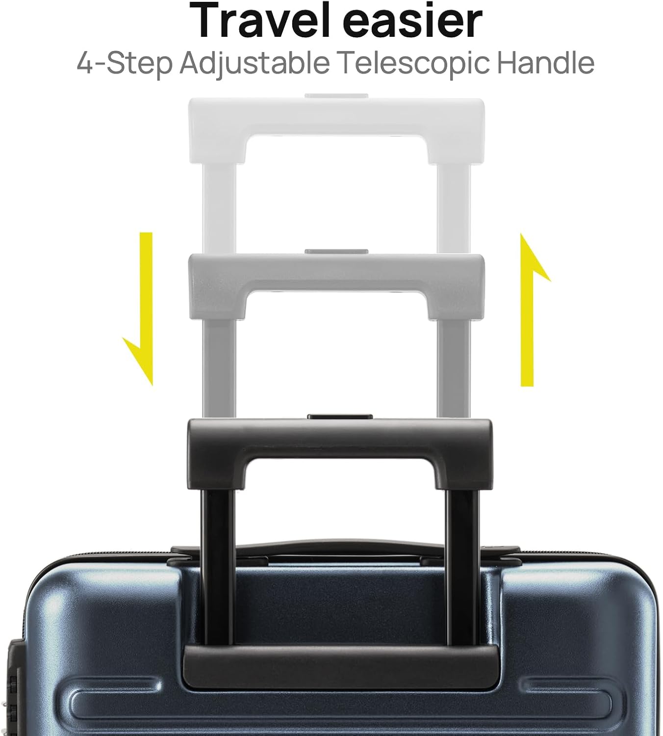 NINETYGO Large Checked Luggage 28 Inch, Checking In Luggage with Smooth Spinner Wheels, Expandable