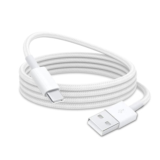 Compatible Car Carplay Cable for Apple 60W USB-C Woven Charger Charging Cord for iPhone 16 15 iPhone 15 Pro Max 15 Plus,AirPods 4, AirPods Pro 2nd,iPad 10th iPad Pro iPad Air USB A to USB C Cable Wire