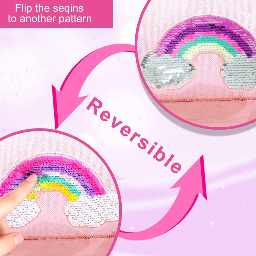 Clear Backpack for Girls and Boys, Kids Transparent Bookbag, 3PCS Cute See Through School Bag for Elementary Prechool