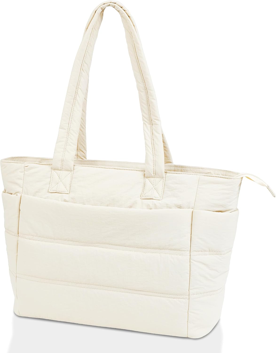Tote Bag for Women ，Travel Puffy Tote Bag For Women，Puffer Work Tote Handbag、Shoulder Bag Handbag for Travel, Work, Gym