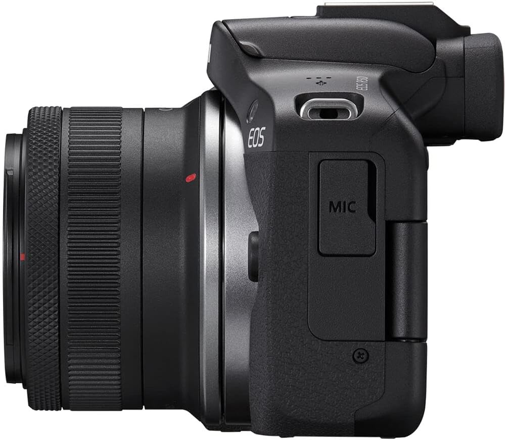 Canon EOS R50 Mirrorless Camera Kit – APS-C RF Camera with 18-45mm Lens, 4K Video, Dual Pixel AF II & Vari-Angle Touchscreen (5811C012) + Shoulder Bag + 64GB Memory Card