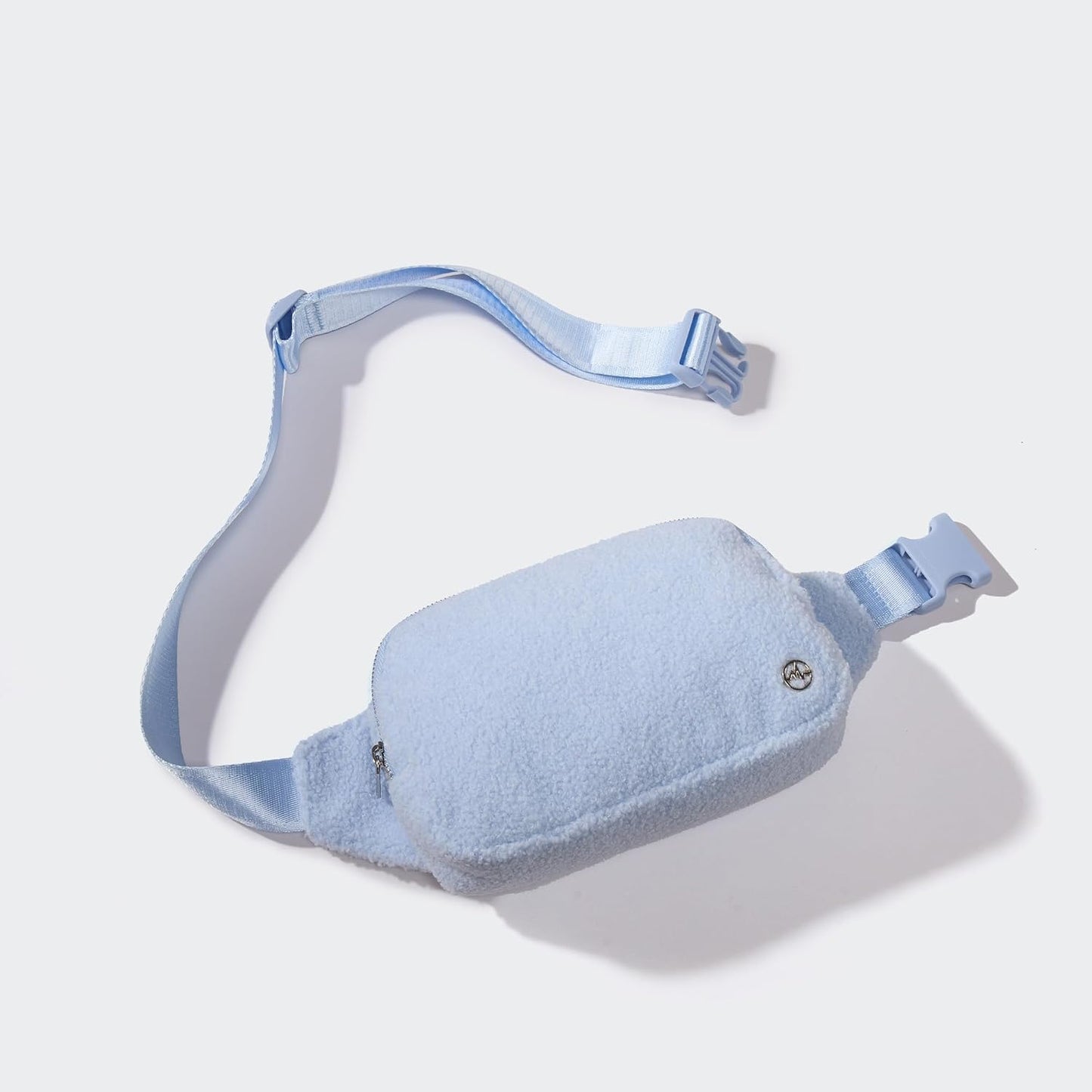 Pander Large 2L Fanny pack Everywhere Fleece Belt Bag for Women and Men with Adjustable strap Belt. (Windmill Blue)
