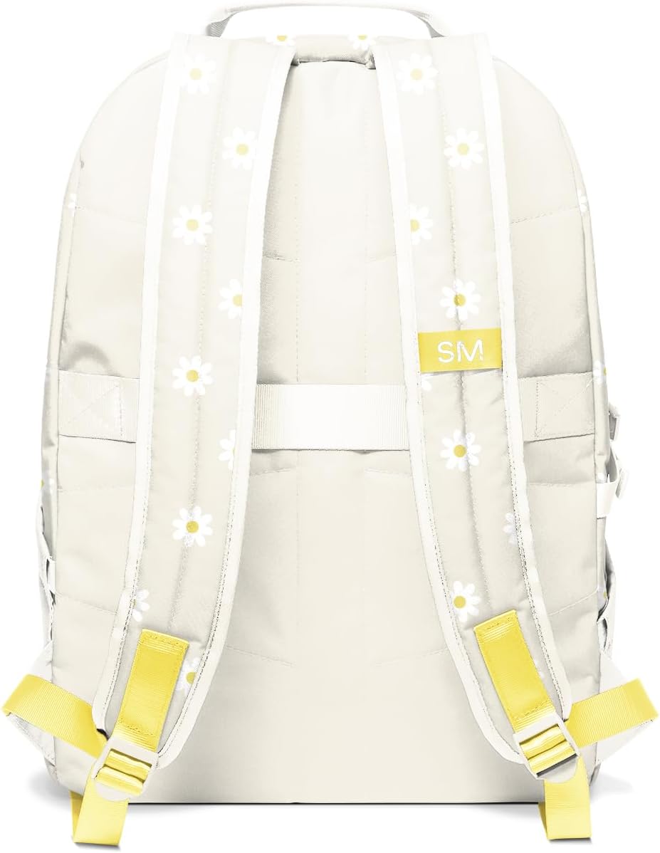 Simple Modern Ellis Backpack for School | Large 25L Elementary Middle and High School Bookbag for Kids and Teens | Girls and Boys | Cream Florals