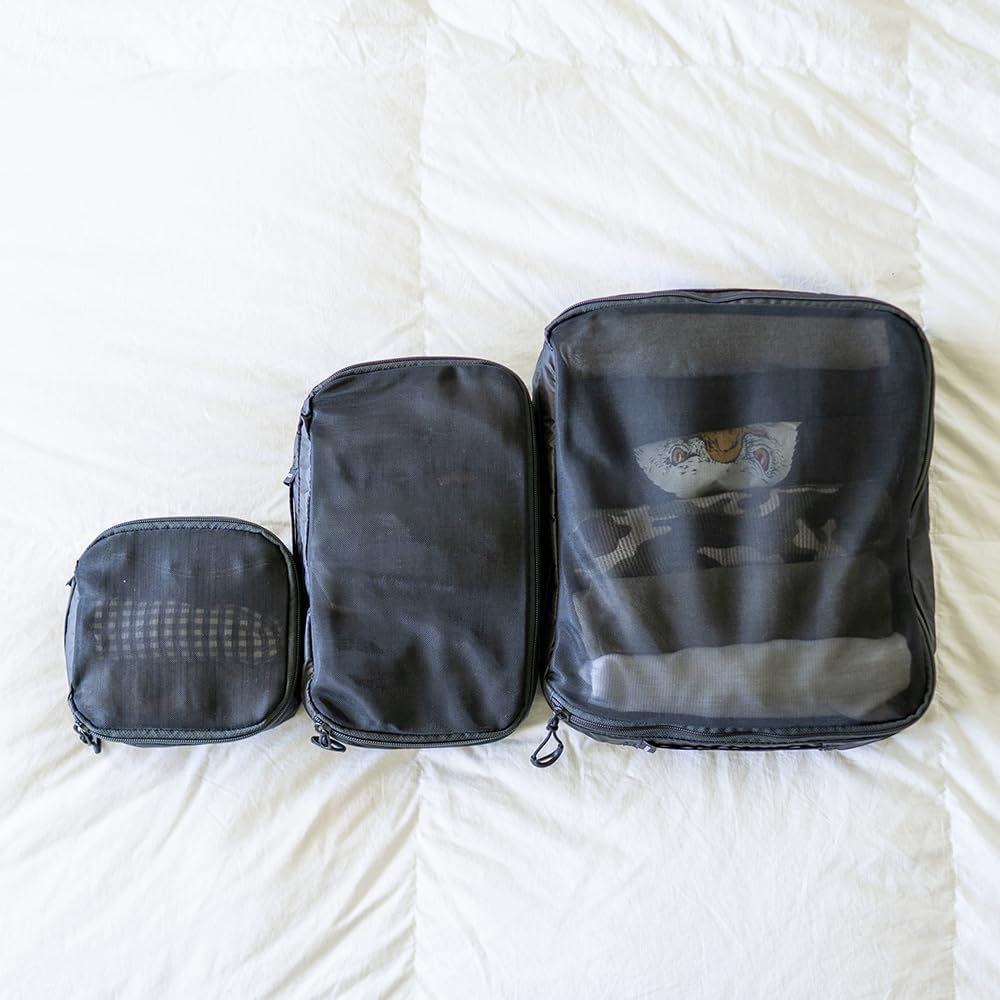 WANDRD Packing Cubes - Bundle of Small, Medium and Large Packing Cubes for Travel - Suitcase and